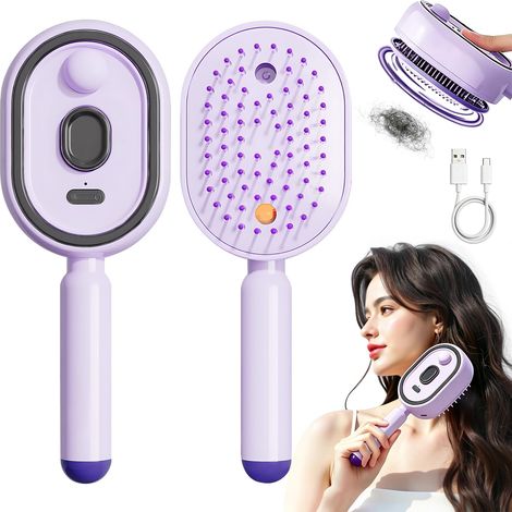 Brosse Vapeur Électrique Spray Coussin à Air Massage Peigne (1/4)