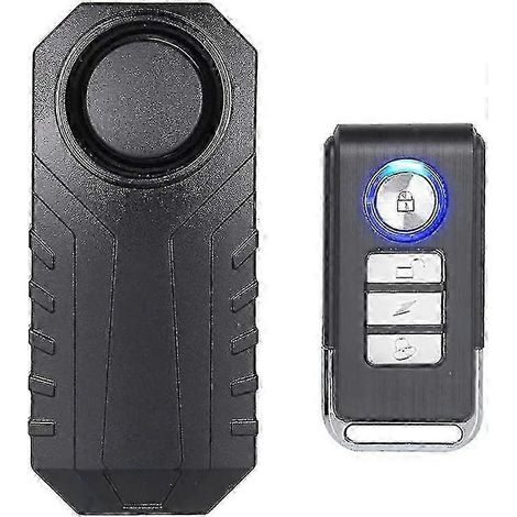 Fahrradalarm, kabelloser Diebstahlalarm für Fahrrad und Motorrad, 113 dB super laut und wasserdicht (Fernbedienung) SZRH AX (1/5)