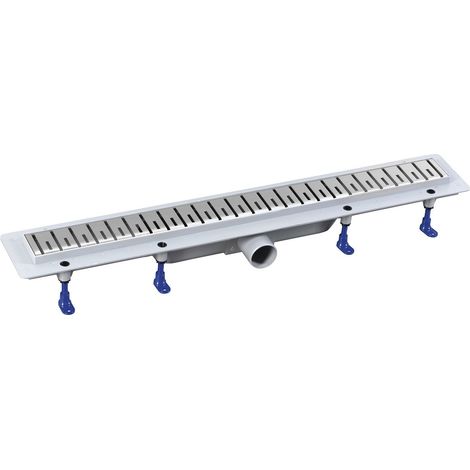 Siphon de sol KLAVER avec grille en acier inoxydable, L-810, DN50 (1/3)