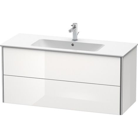 Meuble sous-vasque XSQUARE 560x1210x478mm blanc semi-brillant