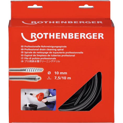 ROTHENBERGER Espiral, 10mm x 7,5m, con alma de acero - 72424