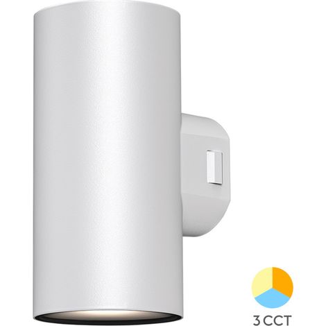 Applique extérieure VEKTA-D2 blanc 2x9W 3en1 IP65 (1/5)