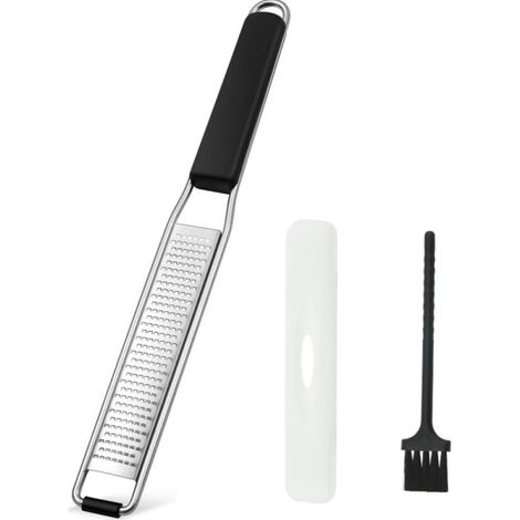 Râpe à agrumes et citron,compatible lave-vaisselle,convient pour le gingembre,l'ail,le parmesan,etc.,avec capuchon de protection (1/5)