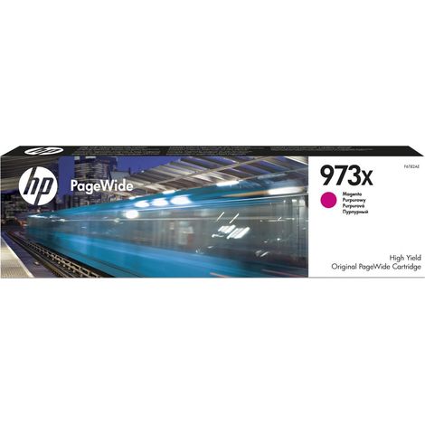 HP 973X High Yield Magenta Original PageWide Cartridge Cartuccia d'Inchiostro 1 pz Resa Elevata XL (1/4)
