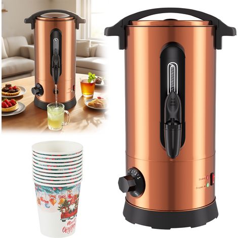Randaco dispensador de bebidas calientes 8 L – termostato regulable, indicador de nivel, protección contra sobrecalentamiento (1/5)