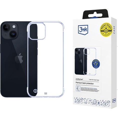 Funda transparente para Apple iPhone 15 - 3mk Just20g (1/5)