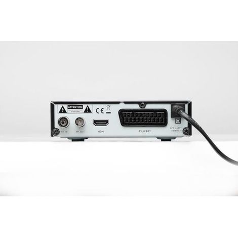 D2 DiffusionDécodeur TNT HD DVBT2 Full HD 19201080 Compatible H265 Noir (1/3)