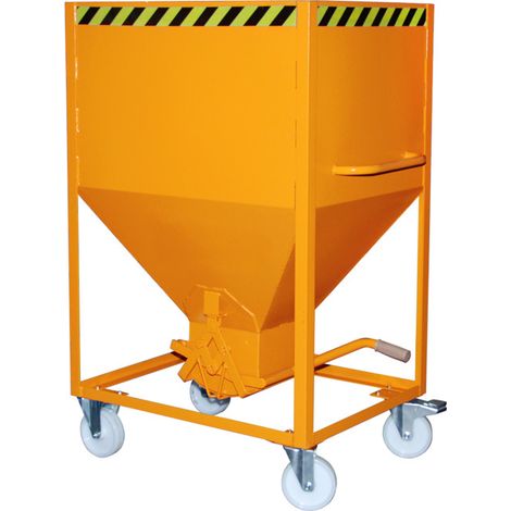 Bauer Südlohn Silobehälter SR 600, peint, orange jaune
