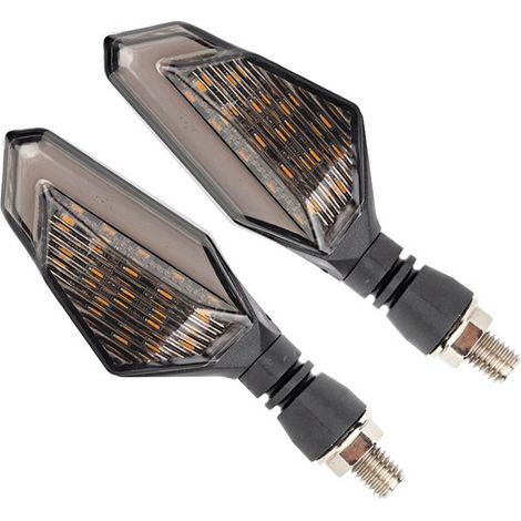 Per ricambi moto: 22 indicatori LED, luci diurne bicolore, adatte per Suzuki (1/5)