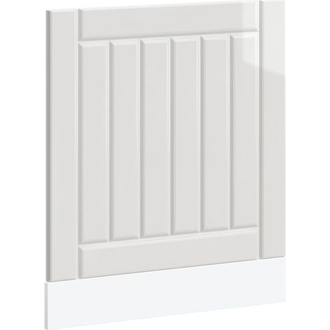 Panneau de lave-vaisselle Lucca blanc brillant bois ingénierie CFW17283 (1/5)