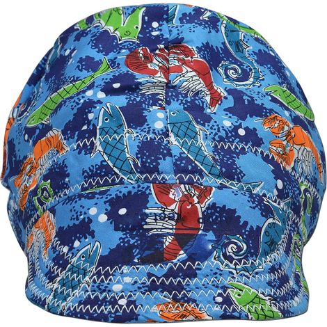Cagoule de soudage en tissu ignifugé pour soudeurs (Multicolore) - Compatible avec masque de soudage - Équipement de sécurité pour protection de la tête (1/5)