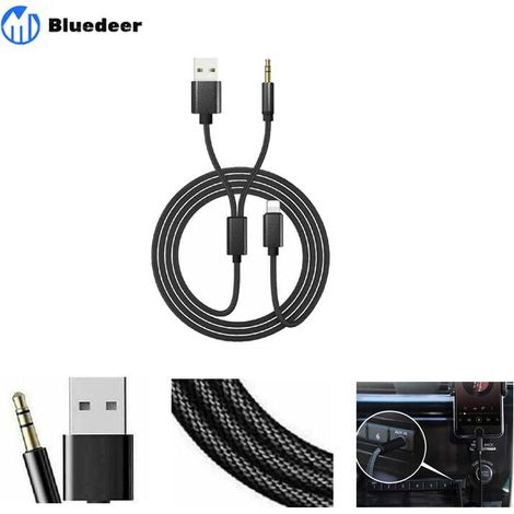 Interface Audio Usb Aux - Pour Système Idrive Bmw Et Mini - Compatible iPhone 6 À XS Max Et iPod - Câble Multimédia ×1 (1/5)