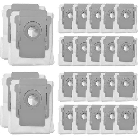 24 sacs aspirateurs compatibles avec les modèles Roomba i7, i7+, j7, j7+/plus (7550), i3+ (3550), i4+ (4552), i6+ (6550), i8+ (8550), S9+ (9550) et les modèles des séries i, S et J. (1/5)