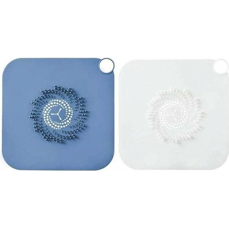Lot de 2 filtres de vidange en silicone antidérapants pour évier de cuisine, accessoires de salle de bain (1/5)