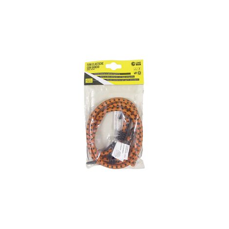 C SET 2 FUNI ELASTICHE D.8 C/2 GANCI FE 80 ARANC.- 1,0 pz
