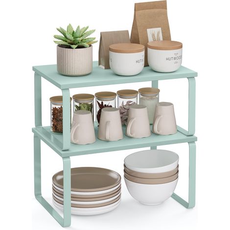 Étagère à Épices, Lot de 2, Extensible, Empilable (1/5)