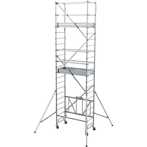 Klappgerüst 2 buehne - Maximale Arbeitshöhe 6.65m - POP516L