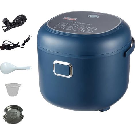 Cuiseur à Riz Électrique, Capacité de 2L, Cuisson Efficace, Bleu - Prise UE, 220V (1/2)