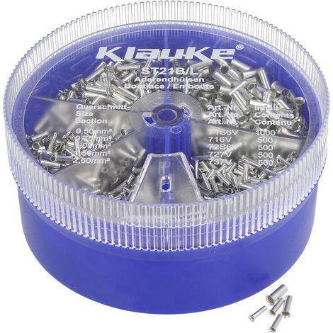 Klauke ST21B assortimento di punte per cavi non isolate