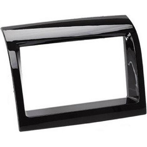 Facade autoradio 2Din compatible avec Citroen Jumper 11-15 - Noir laque