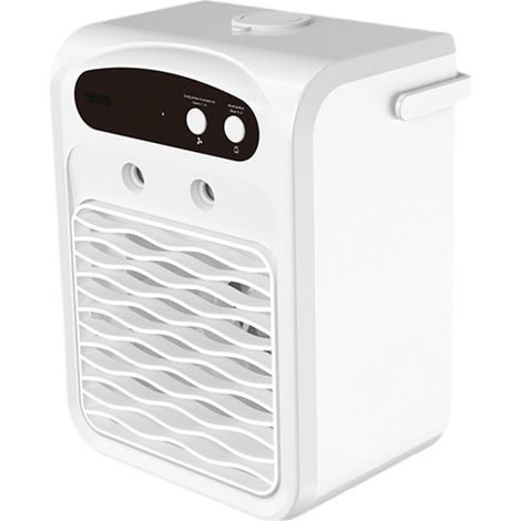 Multifunktionale Mini-Klimaanlage mit Sprühfunktion, geeignet für den Einsatz am Schreibtisch und im Freien, weiß (1/5)