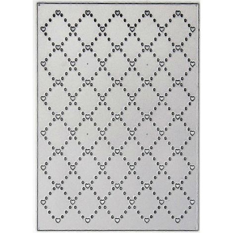 Gitterförmige Metall-Stanzschablone zum Selbermachen, Scrapbooking, Papierbasteln, Prägen