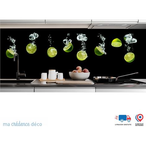 Crédence : Bain de citrons verts - Alu composite - 60 - 120 (1/3)