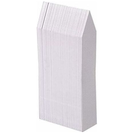 100pcs Plastic Plant Label, White Plastic Garden Tag 10x2cm (1/4)
