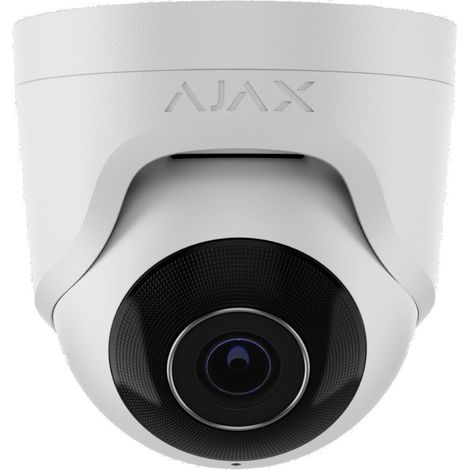 Ajax Turretcam Telecamera IP cablata 5 Mp 4.0 mm PoE Bianco