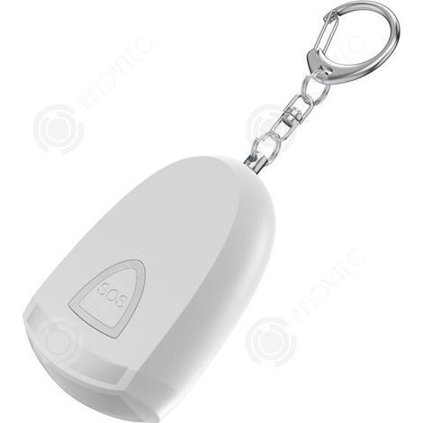 Allarme personale di sicurezza domestica 130 dB Luce LED ad alto volume Telecomando per allarme esterno (1/4)