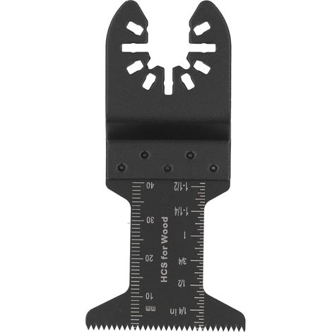 10 Lames de scie oscillante en acier haute carbone, lames droites pour coupe bois et métal (1/5)
