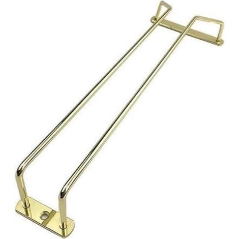 Soporte para copas de vino,Acabado chapado en oro,Estante para bebidas,Estante colgante para copas con tallo (1/5)