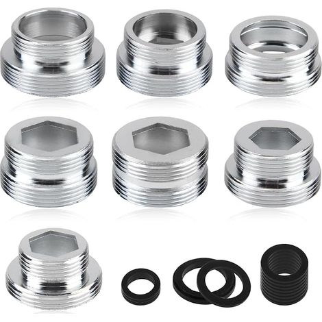 7 Pièces Adaptateur Robinet Cuisine Kit M22 à M16 M28 (1/5)