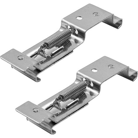 2 pièces Support de Plaque d'immatriculation de remorque, Support de Plaque d'immatriculation, Clips de Plaque d'immatriculation en Acier Inoxydable (1/5)