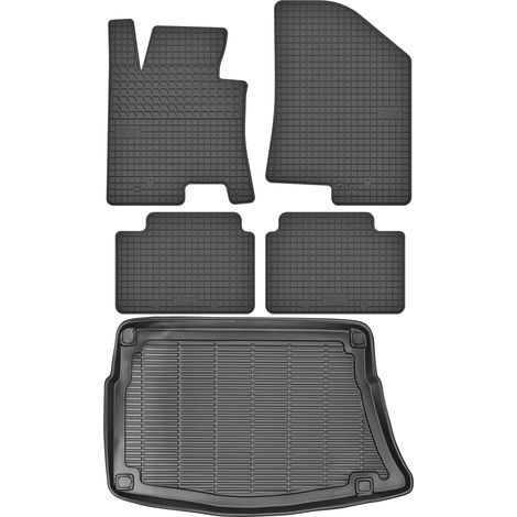 Hyundai i30 II Hatchback (2012-2017) - Juego de alfombrillas de goma para coche + alfombrilla para maletero (1/5)