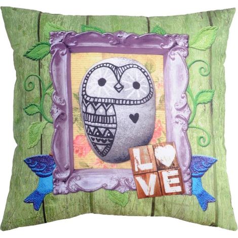 Coussin garni Thème Hibou