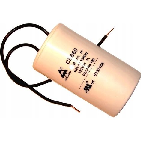 CONDENSADOR 40uF bobina de arranque para el motor eléctrico del compresor (1/2)