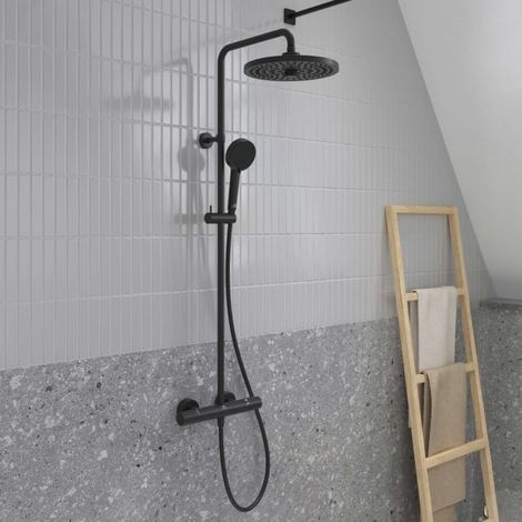 Ideal Standard Lastani Duschsystem mit Brausethermostat Aufputz (1/5)