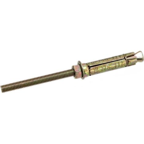Lot de 10 boulons d'ancrage à manchon lâche en acier de qualité 8.8 M6 x 105 mm (1/2)