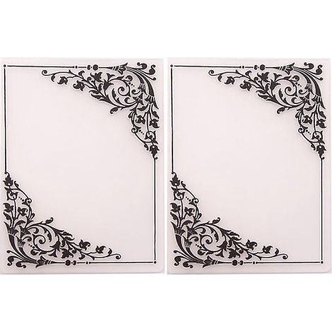 2 matrices de découpe pour la création de papier de scrapbooking (1/3)