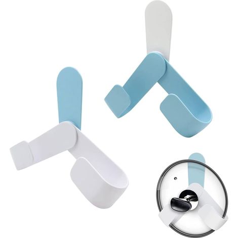 2pcs Adjustable Rotating Lid Holder Rotating Kitchen Pot Lid Prac (1/5)