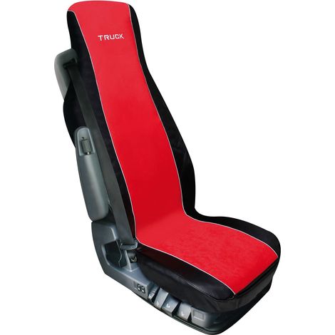Elisa-2, Coprisedile In Poliestere E Skeentex Per Camion - Rosso/Nero (1/3)