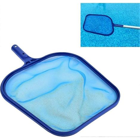 YMYNY Épuisette de piscine avec manche télescopique de 43 à 104 cm, râteau à feuilles en maille pour spa, bassin, piscine, fournitures et accessoires de nettoyage de piscine