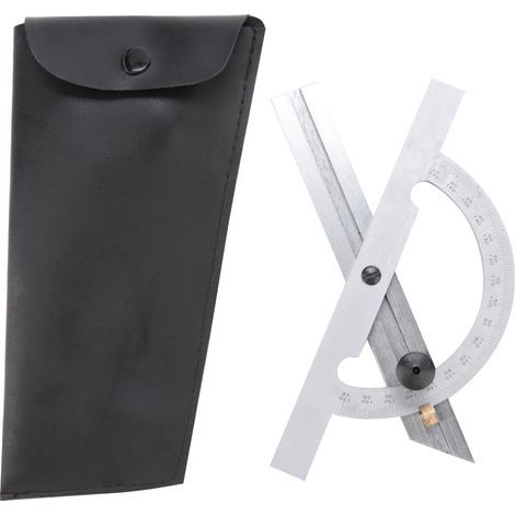 Verstellbarer Winkelmesser aus Kohlenstoffstahl 100 x 150 mm für präzise Messungen (1/5)