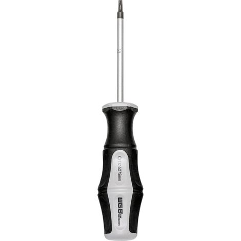 WGB Schraubendreher Torx - Schraubenzieher TX15 Klingenlänge 75mm mit 2K-Griff, Stahl (1/3)