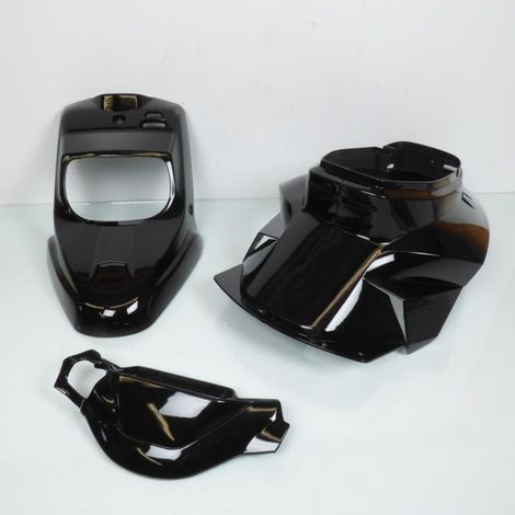 Kit carénage noir brillant Replay pour scooter MBK 50 Booster (1/5)