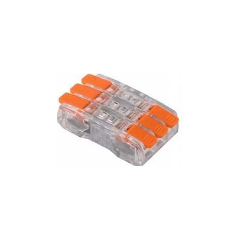 Connecteur rapide triple à boulon jusqu'à 2,5 mm²