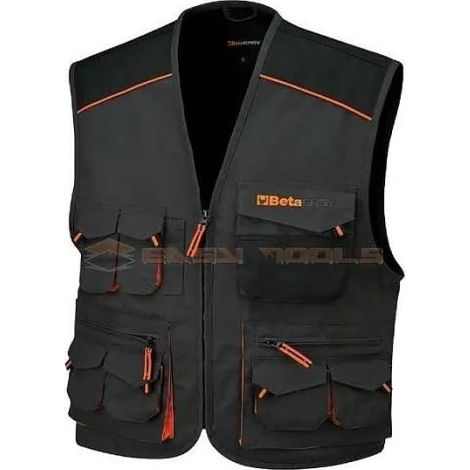 Gartenweste fortlan Easy Canvas grau Größe XS