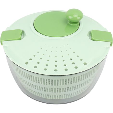Essoreuse à salade en plastique, gain de temps, mélange rapide, lavable et rotative, pour la cuisine, verte (1/5)