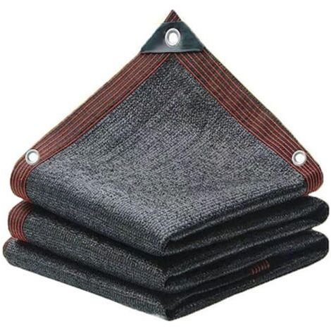 Filet d'ombrage de terrasse 3 x 3 m, auvent de terrasse, protection contre le gel et le soleil d'été, pour terrasse, pelouse, chenil, poulailler. (1/5)